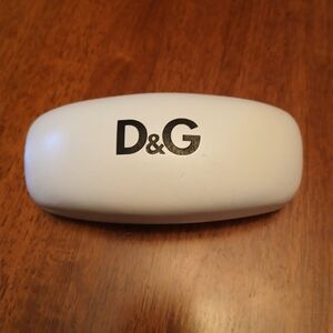 Dolce & Gabbana Cream Glasses Case